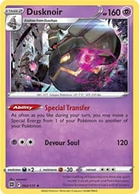 Dusknoir - SWSH09: Brilliant Stars - Pokemon card