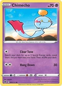 Chimecho - SWSH09: Brilliant Stars - Pokemon card