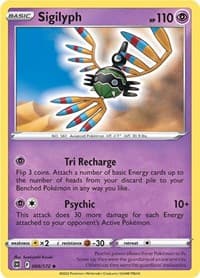 Sigilyph - SWSH09: Brilliant Stars - Pokemon card