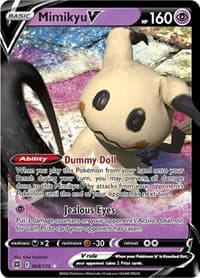 Mimikyu V - SWSH09: Brilliant Stars - Pokemon card