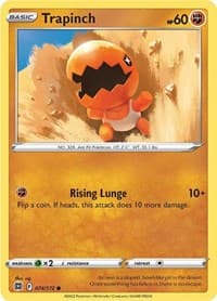 Trapinch - SWSH09: Brilliant Stars - Pokemon card