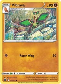 Vibrava - SWSH09: Brilliant Stars - Pokemon card