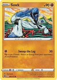 Sawk - SWSH09: Brilliant Stars - Pokemon card