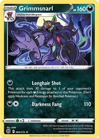 Grimmsnarl - SWSH09: Brilliant Stars - Pokemon card