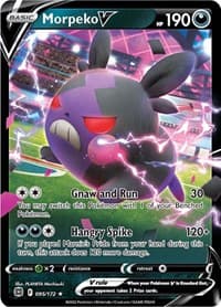 Morpeko V - SWSH09: Brilliant Stars - Pokemon card
