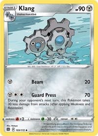 Klang - SWSH09: Brilliant Stars - Pokemon card
