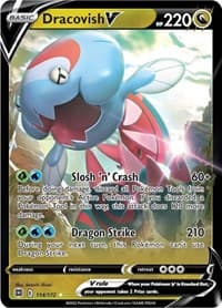 Dracovish V - SWSH09: Brilliant Stars - Pokemon card