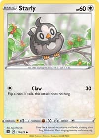 Starly - SWSH09: Brilliant Stars - Pokemon card