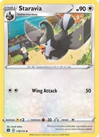 Staravia - SWSH09: Brilliant Stars - Pokemon card