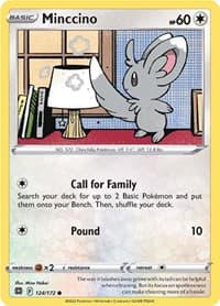 Minccino - SWSH09: Brilliant Stars - Pokemon card