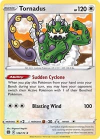 Tornadus - SWSH09: Brilliant Stars - Pokemon card