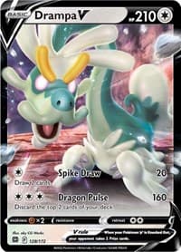 Drampa V - SWSH09: Brilliant Stars - Pokemon card