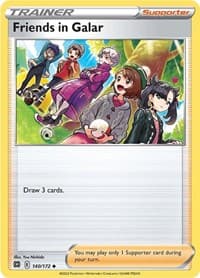 Friends in Galar - SWSH09: Brilliant Stars - Pokemon card