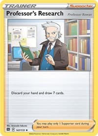 Professor's Research [Professor Rowan] - SWSH09: Brilliant Stars - Pokemon card