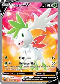 Shaymin V (Full Art) - SWSH09: Brilliant Stars - Pokemon card