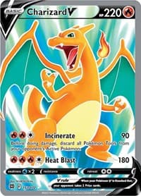 Charizard V (Full Art) - SWSH09: Brilliant Stars - Pokemon card