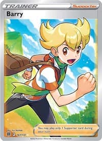 Barry (Full Art) - SWSH09: Brilliant Stars - Pokemon card