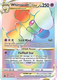 Whimsicott VSTAR (Secret) - SWSH09: Brilliant Stars - Pokemon card