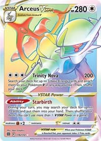 Arceus VSTAR (Secret) (176) - SWSH09: Brilliant Stars - Pokemon card