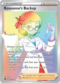 Roseanne's Backup (Secret) - SWSH09: Brilliant Stars - Pokemon card