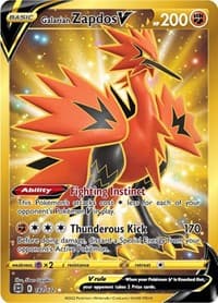 Galarian Zapdos V (Secret) - SWSH09: Brilliant Stars - Pokemon card