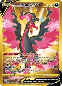 Galarian Moltres V (Secret) - SWSH09: Brilliant Stars - Pokemon card