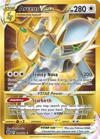Arceus VSTAR (Secret) (184) - SWSH09: Brilliant Stars - Pokemon card