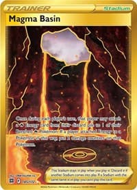Magma Basin (Secret) - SWSH09: Brilliant Stars - Pokemon card