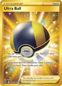 Ultra Ball (Secret) - SWSH09: Brilliant Stars - Pokemon card