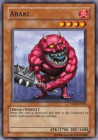 Abaki - Starter Deck: Syrus Truesdale - YuGiOh card