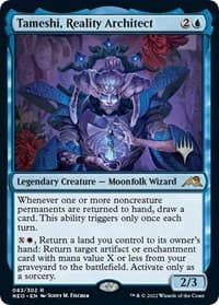 Tameshi, Reality Architect - Promo Pack: Kamigawa: Neon Dynasty - Magic: The Gathering card