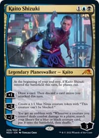 Kaito Shizuki - Promo Pack: Kamigawa: Neon Dynasty - Magic: The Gathering card
