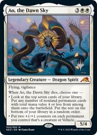Ao, the Dawn Sky - Promo Pack: Kamigawa: Neon Dynasty - Magic: The Gathering card
