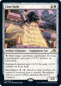 Lion Sash - Promo Pack: Kamigawa: Neon Dynasty - Magic: The Gathering card