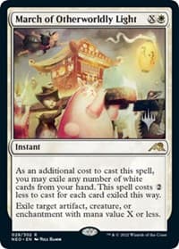 March of Otherworldly Light - Promo Pack: Kamigawa: Neon Dynasty - Magic: The Gathering card