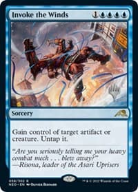 Invoke the Winds - Promo Pack: Kamigawa: Neon Dynasty - Magic: The Gathering card