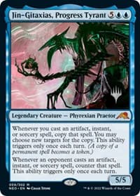 Jin-Gitaxias, Progress Tyrant - Promo Pack: Kamigawa: Neon Dynasty - Magic: The Gathering card