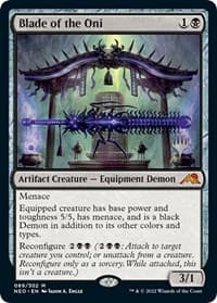 Blade of the Oni - Promo Pack: Kamigawa: Neon Dynasty - Magic: The Gathering card