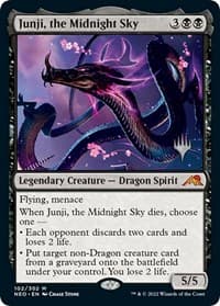 Junji, the Midnight Sky - Promo Pack: Kamigawa: Neon Dynasty - Magic: The Gathering card
