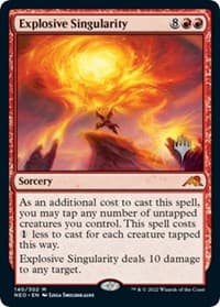 Explosive Singularity - Promo Pack: Kamigawa: Neon Dynasty - Magic: The Gathering card
