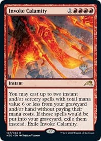 Invoke Calamity - Promo Pack: Kamigawa: Neon Dynasty - Magic: The Gathering card