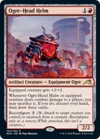 Ogre-Head Helm - Promo Pack: Kamigawa: Neon Dynasty - Magic: The Gathering card