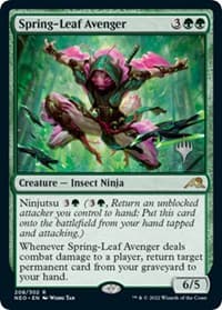 Spring-Leaf Avenger - Promo Pack: Kamigawa: Neon Dynasty - Magic: The Gathering card