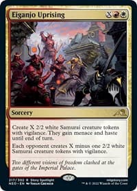 Eiganjo Uprising - Promo Pack: Kamigawa: Neon Dynasty - Magic: The Gathering card