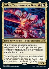 Isshin, Two Heavens as One - Promo Pack: Kamigawa: Neon Dynasty - Magic: The Gathering card