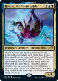 Kotose, the Silent Spider - Promo Pack: Kamigawa: Neon Dynasty - Magic: The Gathering card