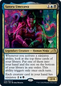 Satoru Umezawa - Promo Pack: Kamigawa: Neon Dynasty - Magic: The Gathering card