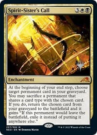 Spirit-Sister's Call - Promo Pack: Kamigawa: Neon Dynasty - Magic: The Gathering card