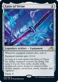 Eater of Virtue - Promo Pack: Kamigawa: Neon Dynasty - Magic: The Gathering card