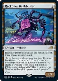 Reckoner Bankbuster - Promo Pack: Kamigawa: Neon Dynasty - Magic: The Gathering card